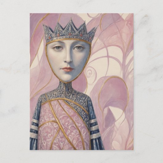 Königin Postkarte (Vorderseite)