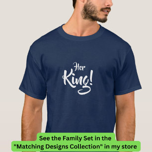 Königin Prinzessin Matching Family T-Shirt