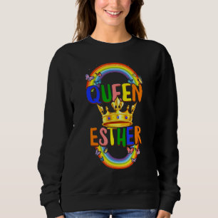 Königin Purim Kostüm Party jüdische Mädchen christ Sweatshirt
