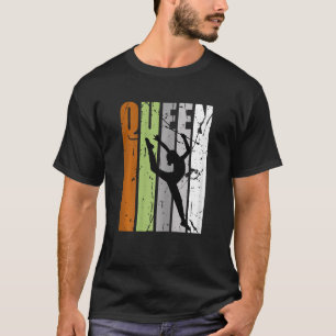 Königin Rhythmische Gymnastik Geburtstagsfan der S T-Shirt
