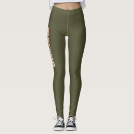 Königin | Rose im militärischen Bereich Leggings