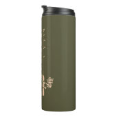 Königin | Rose im militärischen Bereich Thermosbecher (Nach rechts gedreht)