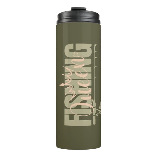 Königin | Rose im militärischen Bereich Thermosbecher (Vorderseite)