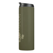 Königin | Rose im militärischen Bereich Thermosbecher (Nach rechts gedreht)