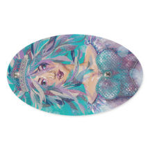 Königin Safine Blue Lila Mermaid Ocean Princess