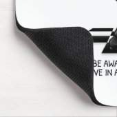 Königin Schach sollte sich bewusst sein, dass sie Mousepad (Ecke)