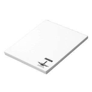 Königin Schach sollte sich bewusst sein, dass sie  Notizblock