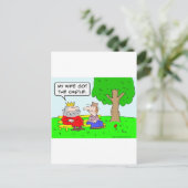 Königin Scheidung Ehefrau Postkarte (Stehend Vorderseite)