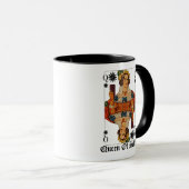 Königin selfie der lustigen Kartenabdeckung Tasse (VorderseiteRechts)