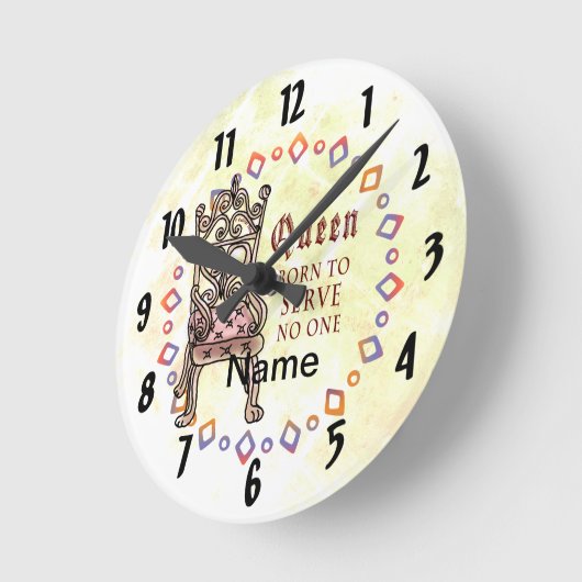 Königin serviert keine Uhr (Winkel)