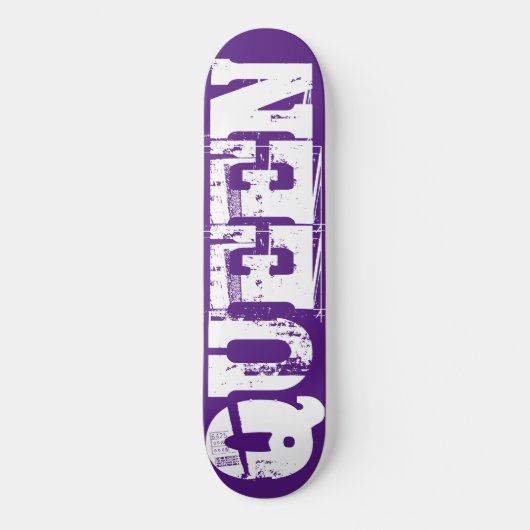 KÖNIGIN Skateboard (Vorderseite)