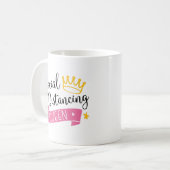 Königin sozialer Distanz Kaffeetasse (Vorderseite Links)