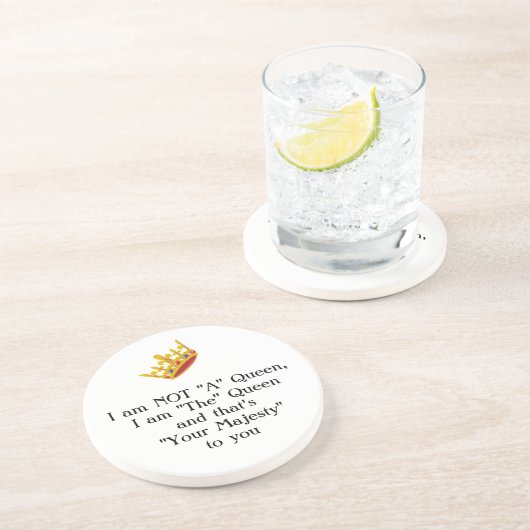 Königin-Sprichwort-Untersetzer Untersetzer (Seite)