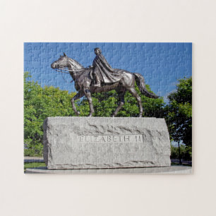 Königin-Statue Ottawa. Puzzle