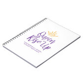 Königin steigen oben Anmerkungs-Buch Notizblock (Linke Seite)