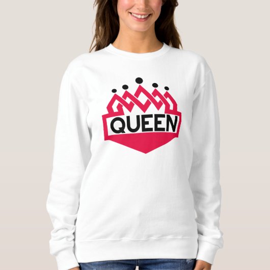 Königin Sweatshirt (Vorderseite)