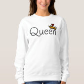 Königin Sweatshirt (Vorderseite)