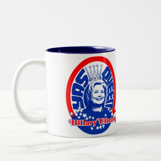 Königin-Tasse Hillary Clinton Yas Zweifarbige Tasse (Links)