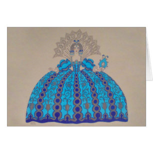 Königin Teller ~ Kunst Farbe Vintage Kleid Liebe
