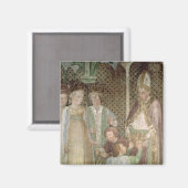 Königin Theodolinda und Papst Gregory der Große Magnet (Vorderseite/Rückseite)