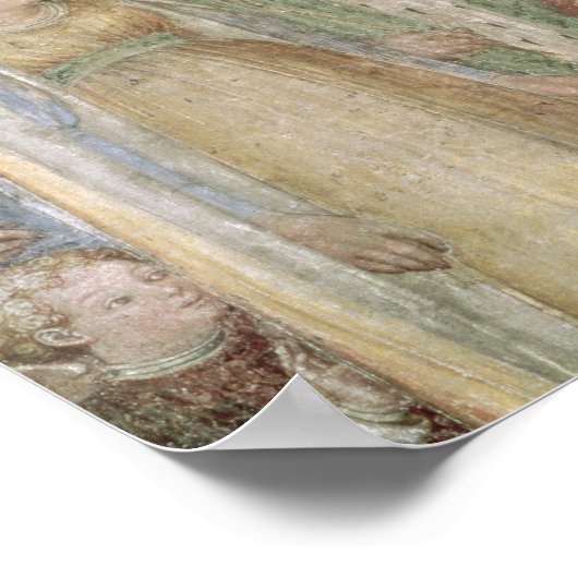 Königin Theodolinda und Papst Gregory der Große Poster (Ecke)