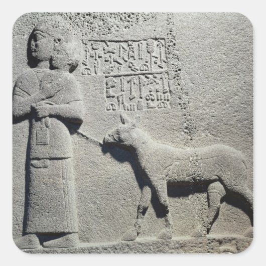 Königin Tuwarissa, Ehefrau König Araras Quadratischer Aufkleber (Vorderseite)