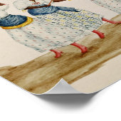 Königin und ihre Suite Poster (Ecke)