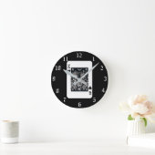 Königin und Königin der Königlichen Karte des Herz Runde Wanduhr (Zuhause)