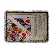 Königin und Königin von Herz-Genesis-Bibelangebot Magnet (Horizontal)