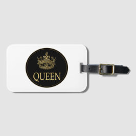 Königin- und KronEmblem Gepäckanhänger