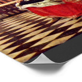 Königin und Servin von Hooch Pieter De (beste Qual Poster (Ecke)