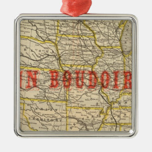 Königin und sichelförmiger Weg 2 Ornament Aus Metall