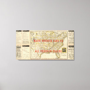 Königin und sichelförmiger Weg Leinwanddruck