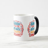Königin unserer Herzen Mama Morphing Tasse (VorderseiteRechts)