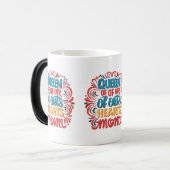 Königin unserer Herzen Mama Morphing Tasse (Vorderseite Links)