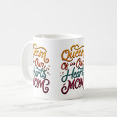 Königin unserer Herzen Mama Tasse (Vorderseite Links)