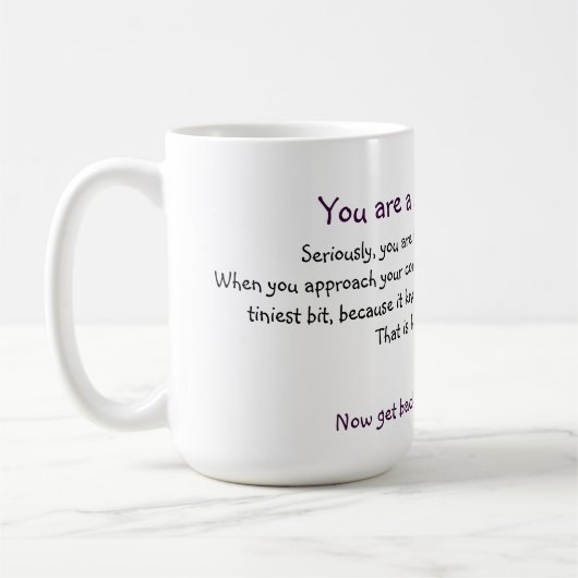 Königin-Verfasser-Tasse Kaffeetasse (Links)