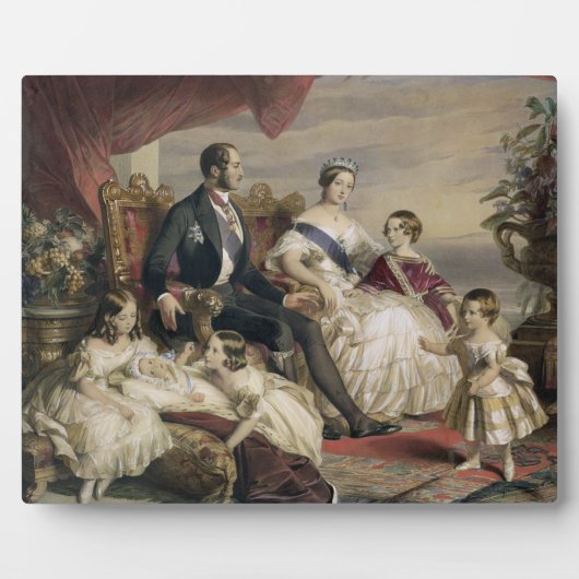 Königin Victoria (1819-1901) und Prinz Albert (181 Fotoplatte (Vorderseite)