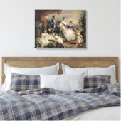 Königin Victoria (1819-1901) und Prinz Albert (181 Leinwanddruck (Insitu (Schlafzimmer))