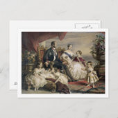 Königin Victoria (1819-1901) und Prinz Albert (181 Postkarte (Vorne/Hinten)