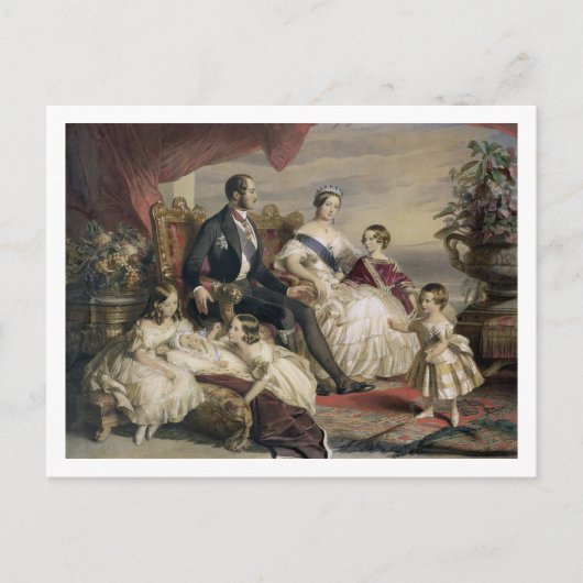 Königin Victoria (1819-1901) und Prinz Albert (181 Postkarte (Vorderseite)