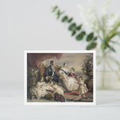 Königin Victoria (1819-1901) und Prinz Albert (181 Postkarte (Stehend Vorderseite)