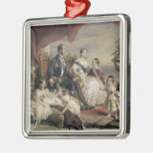Königin Victoria (1819-1901) und Prinz Albert Silbernes Ornament (Links)