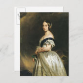 Königin Victoria 1842 Postkarte (Vorne/Hinten)