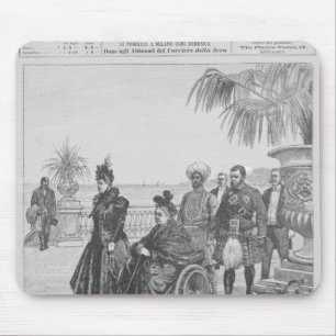 Königin Victoria auf dem italienischen Riviera Mousepad
