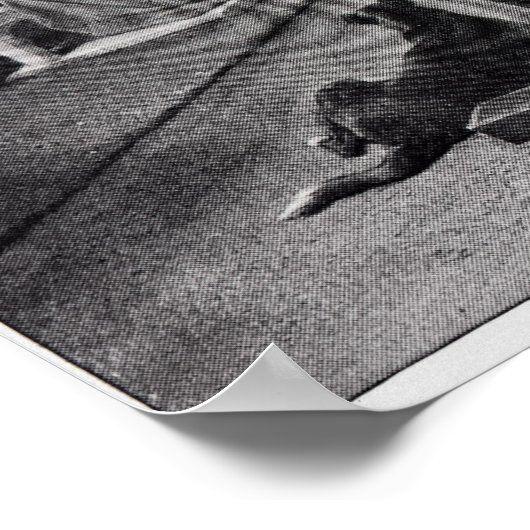 Königin Victoria bei Osborne Poster (Ecke)