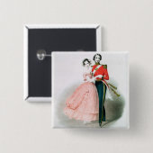 Königin Victoria Button (Vorne & Hinten)