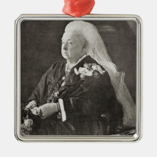 Königin Victoria c.1899 Ornament Aus Metall