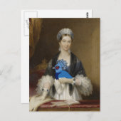 Königin Victoria Crowned Pigeon Postkarte (Vorne/Hinten)