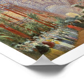 Königin Victoria Eröffnung der Ausstellung 1862 na Poster (Ecke)